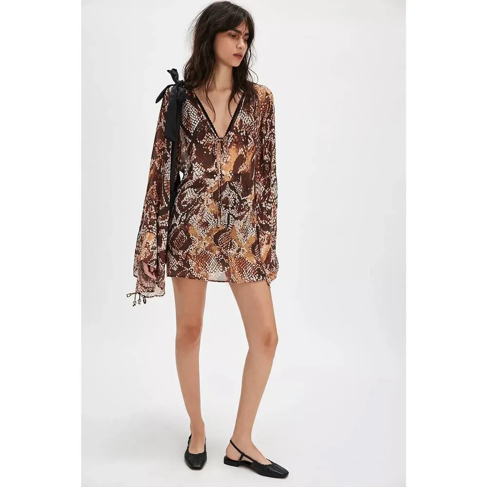 New Free People Jen's Pirate Booty Taza Tunic Size Small